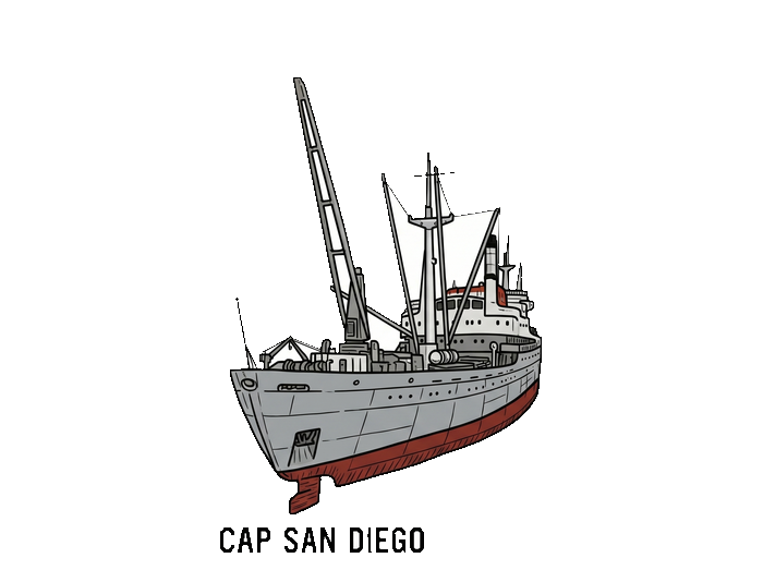 Illustration der CAP SAN DIEGO