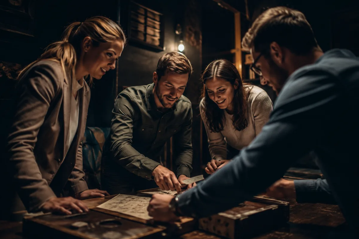 Group of friends at Hidden in Hamburg