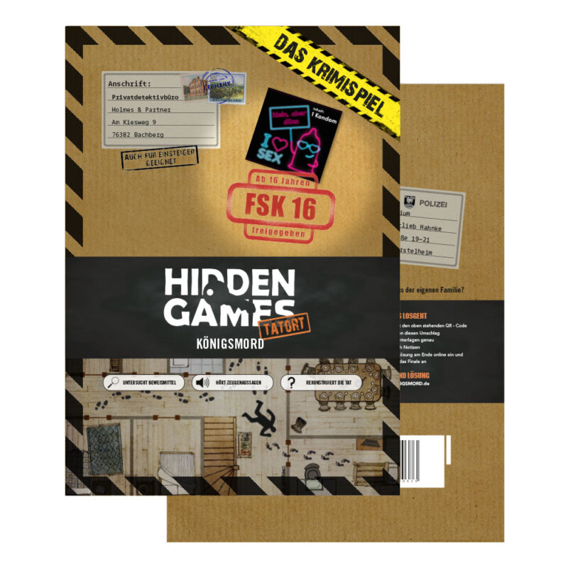 Hidden Games Crime Scene - The 1st Case - The New Haven CASE - USA -  Realistic Crime Scene Game, exciting Detective Game, Murder Mystery Game