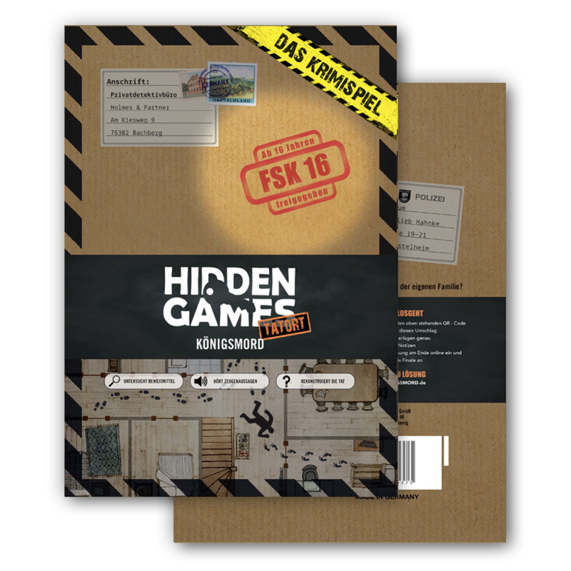 Hidden Games Tatort Gioco di carte Krimesempio Fall 4