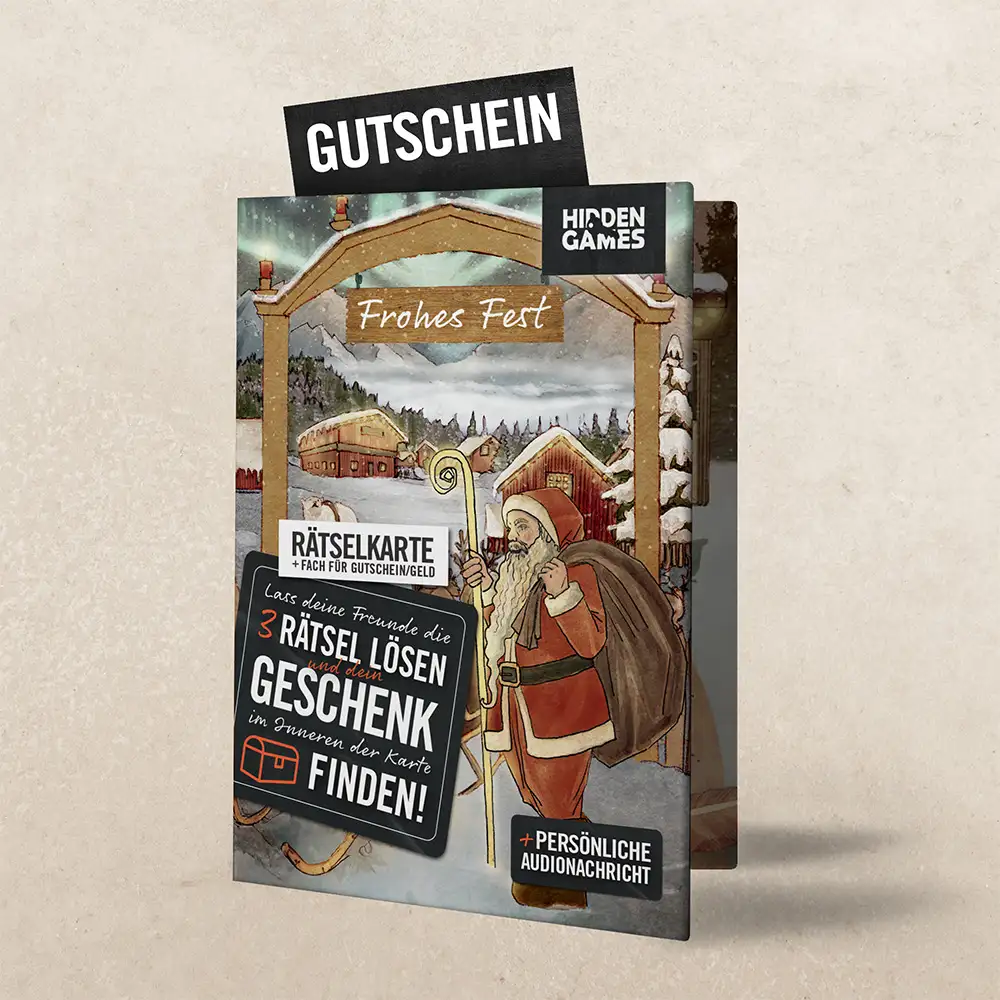 Rätselkarte - Weihnachten