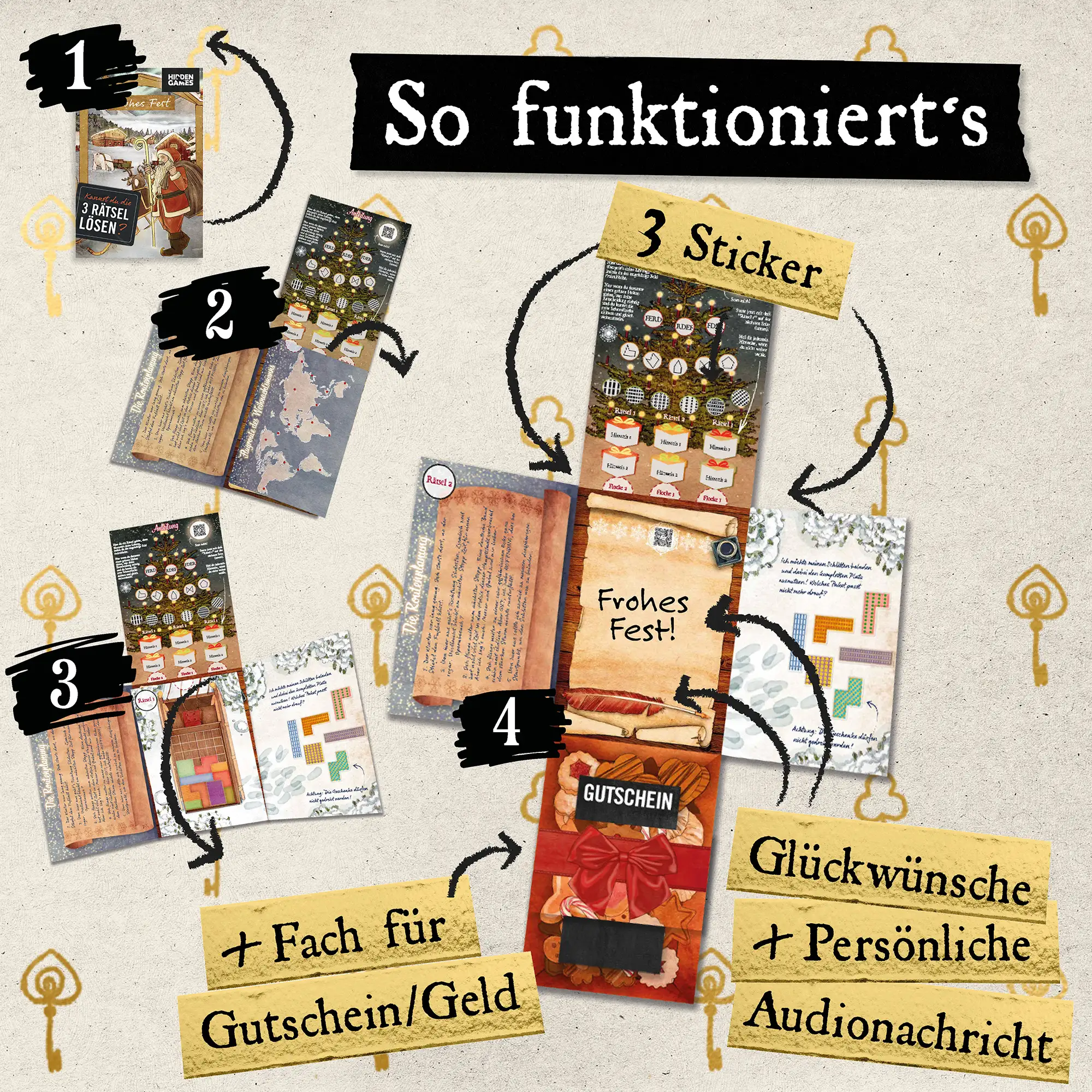 Rätselkarte - Weihnachten – Bild 4