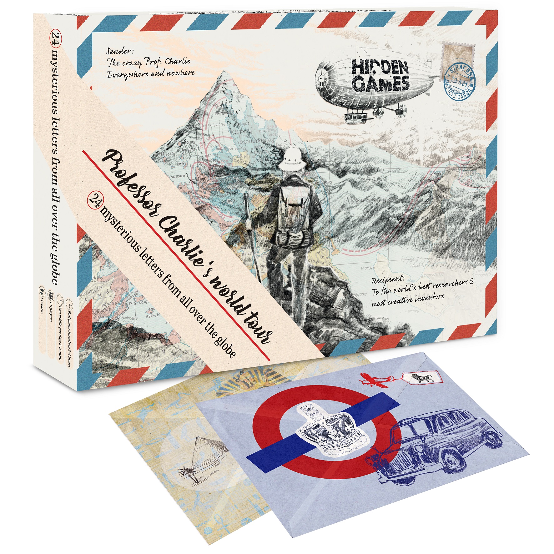 Rätsel-Adventskalender: Charlies Worldtour (english Version)